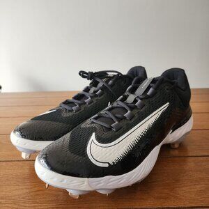 Nike React Alpha Huarache Elite 4 Baseball Cleats dj6521-001 Blk/White sz 13
